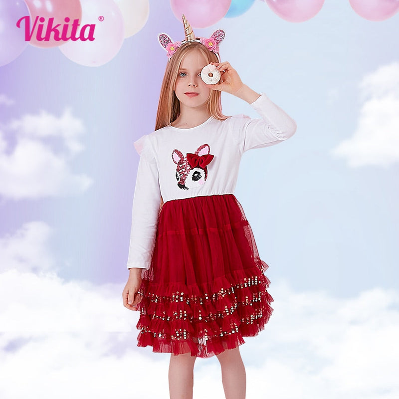 Vestido infantil para meninas - Ferlaquez Kids