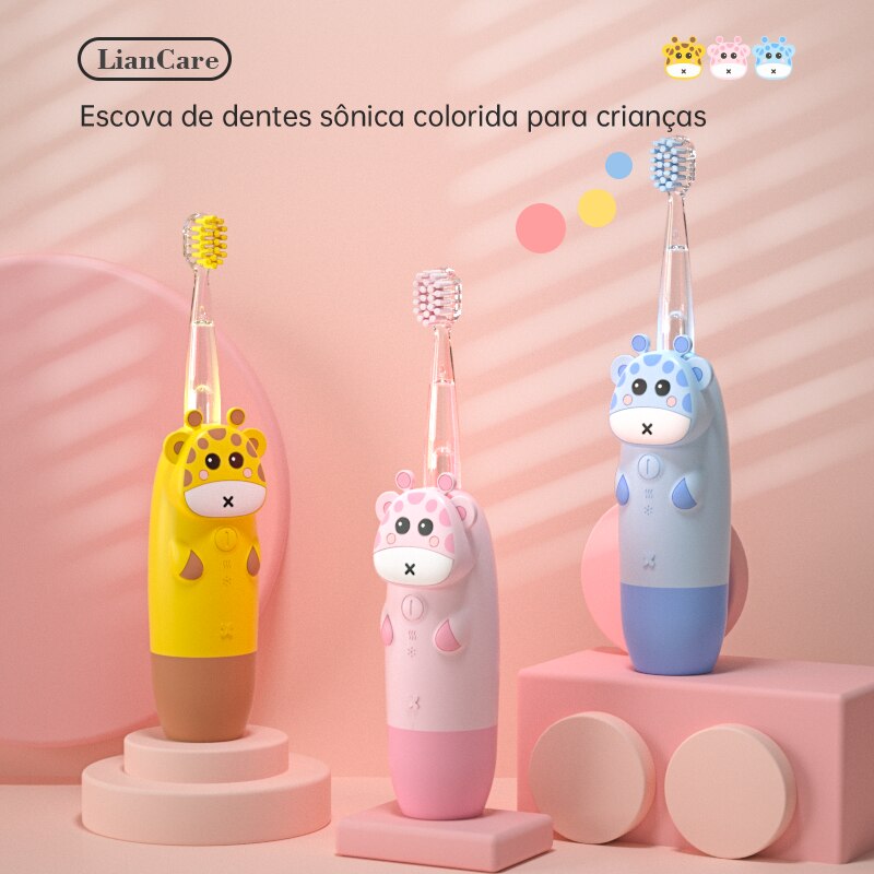 Escova de dente elétrica para crianças - Ferlaquez Kids