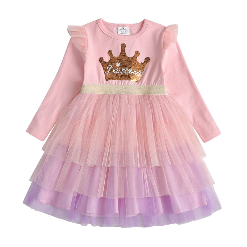 Vestido infantil para meninas - Ferlaquez Kids