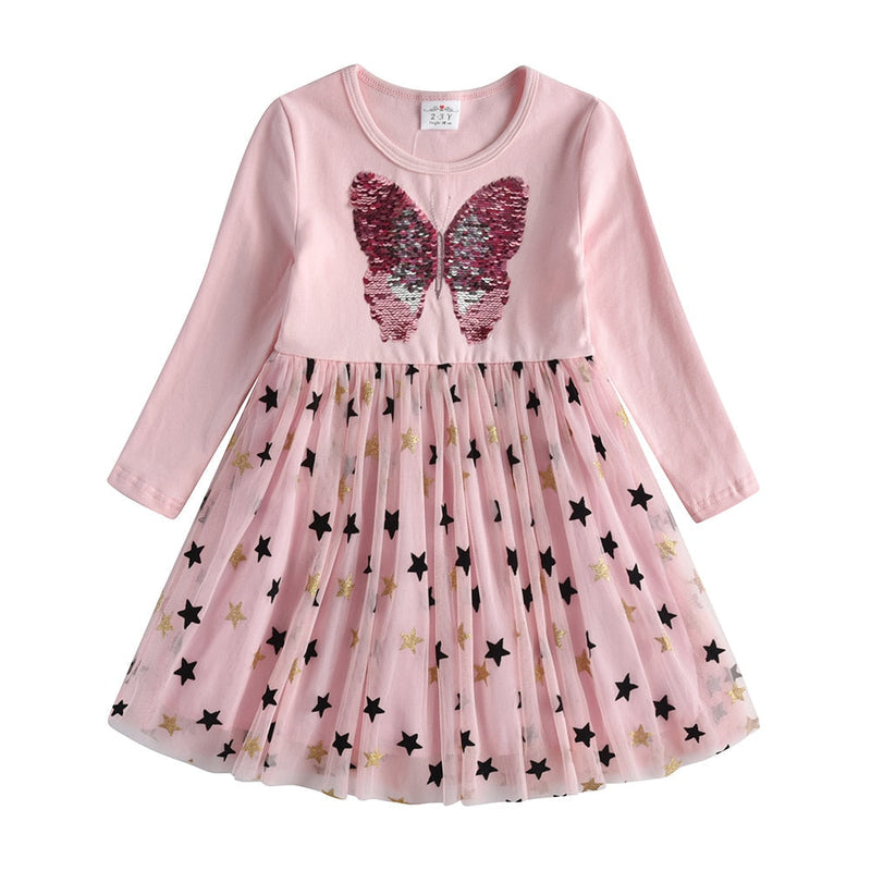 Vestido infantil para meninas - Ferlaquez Kids