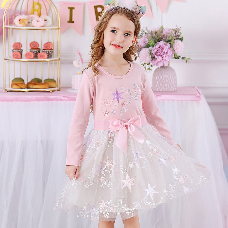 Vestido infantil para meninas - Ferlaquez Kids