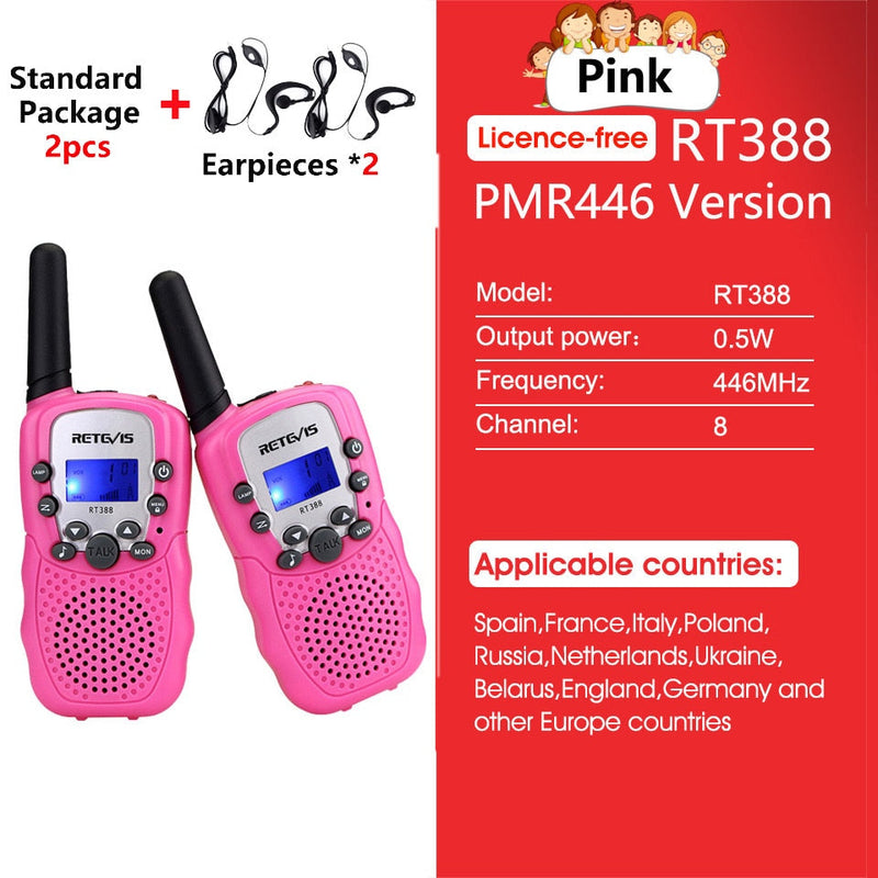 Walkie Talkie Portátil infantil