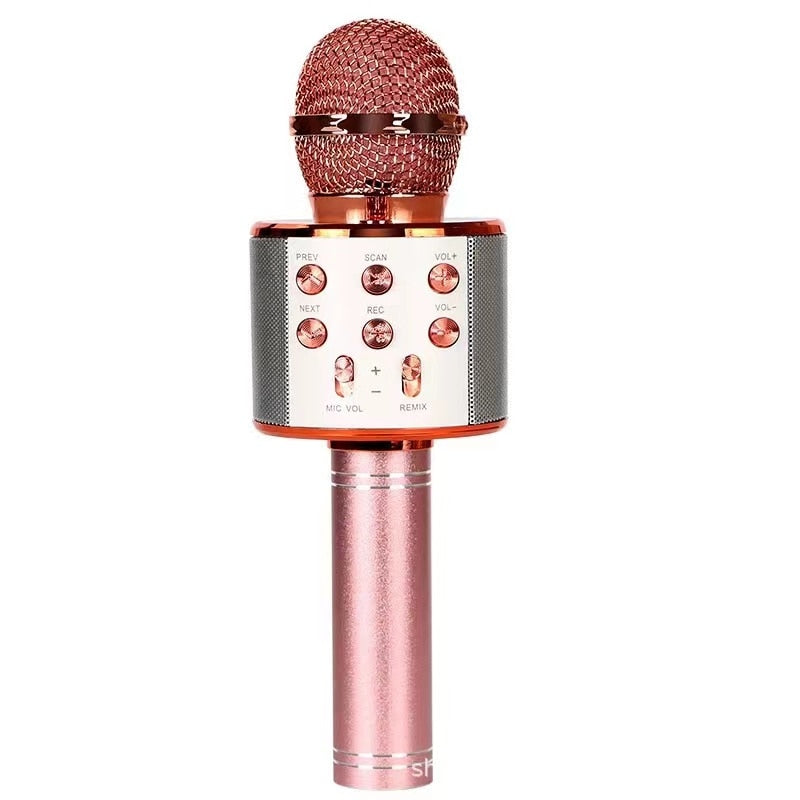 Microfone para karaoke infantil - Ferlaquez Kids