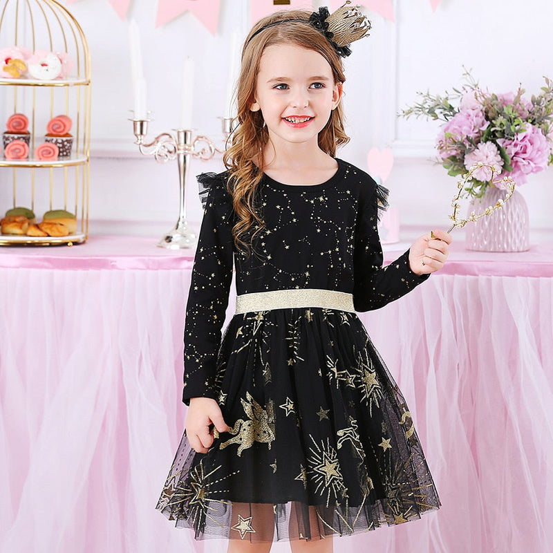 Vestido infantil para meninas - Ferlaquez Kids