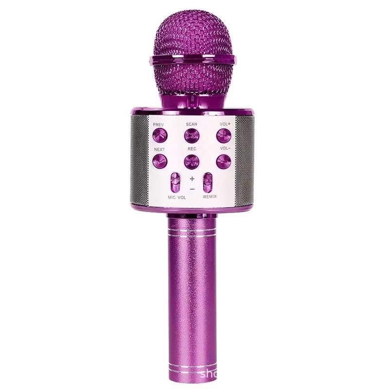 Microfone para karaoke infantil - Ferlaquez Kids