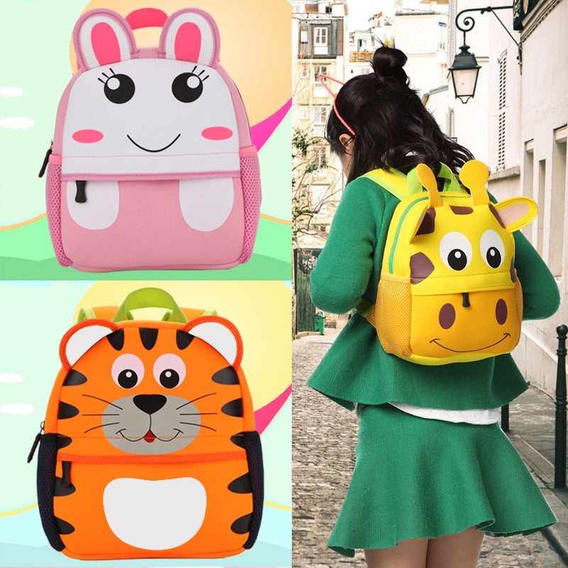 Mochila infantil de bichinhos - 3D