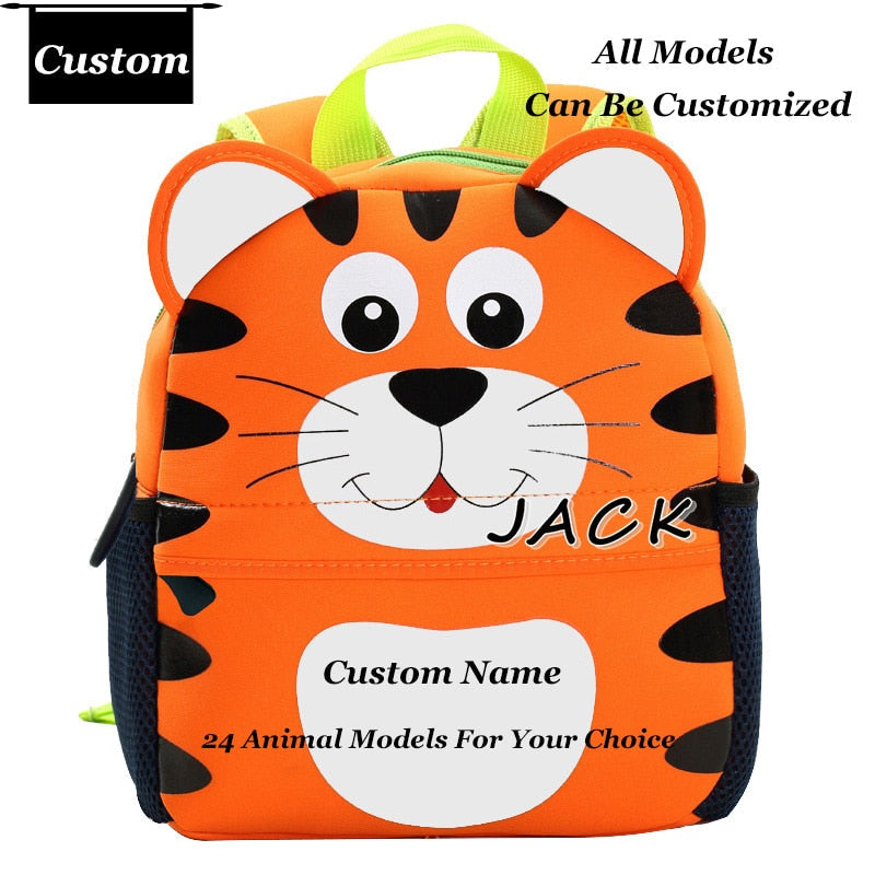 Mochila infantil de bichinhos - 3D